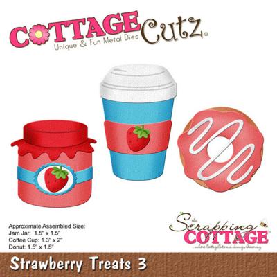CottageCutz Dies - Strawberry Treats 3