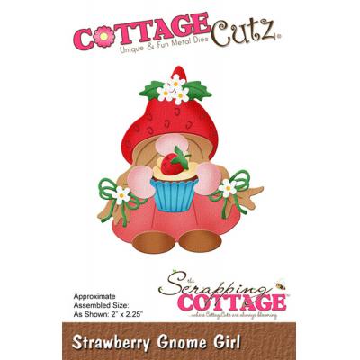 CottageCutz Dies - Strawberry Gnome Girl