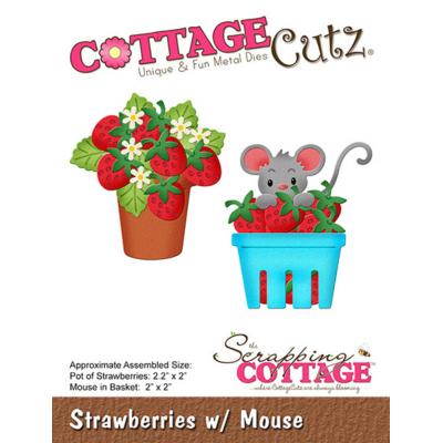 CottageCutz Dies - Strawberries Mouse