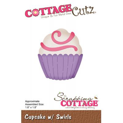 CottageCutz Dies - Cupcake Swirls