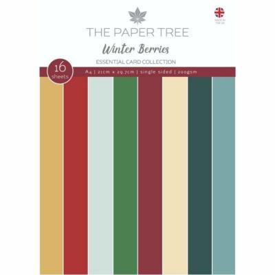 Creative Expressions The Paper Tree Winter Berries Designpapiere - Essentials Card Collection