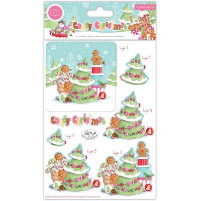 Craft Consortium Candy Christmas - 3D Decoupage Set