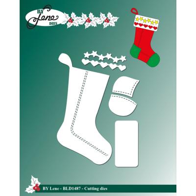 BY Lene Cutting & Embossing Die - Christmas Sock