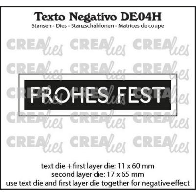 Crealies Texto Stanzschablonen - Frohes Fest