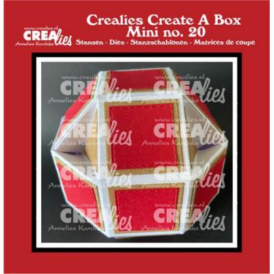 Crealies Create A Box Mini Nr. 20 Stanzschablonen - Oktogon Box Mini