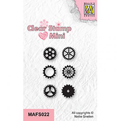 Nellie's Choice Clear Stamps - Cogwheels