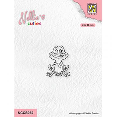 Nellie's Choice Clear Stamp - Frog Winking