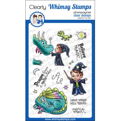 Whimsy Stamps Crissy Armstrong Clear Stamps -  Wizard In Training