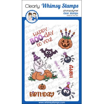 Whimsy Stamps Krista Heij-Barber Clear Stamps -  Boo Day