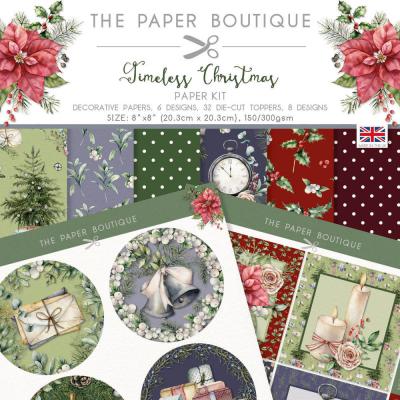 The Paper Boutique Timeless Christmas Designpapiere - Paper Kit