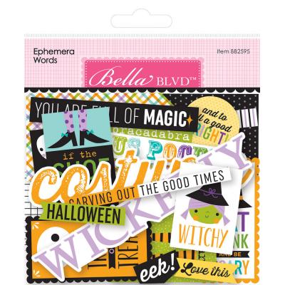 Bella BLVD Spell On You Die Cuts - Ephemera Words