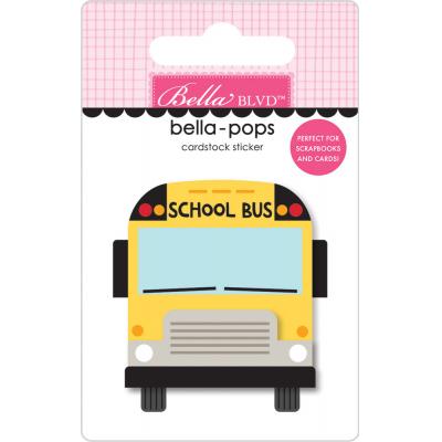 Bella Blvd School Is Cool Sticker - School Bus
