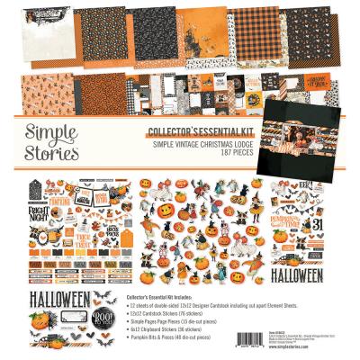 Simple Stories Simple Vintage October 31st Designpapiere  - Collector's Essential Kit