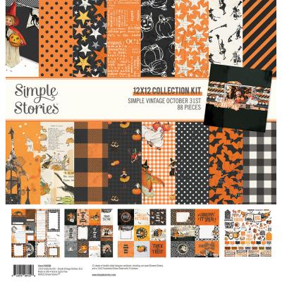 Simple Stories Simple Vintage October 31st Designpapiere - Collection Kit