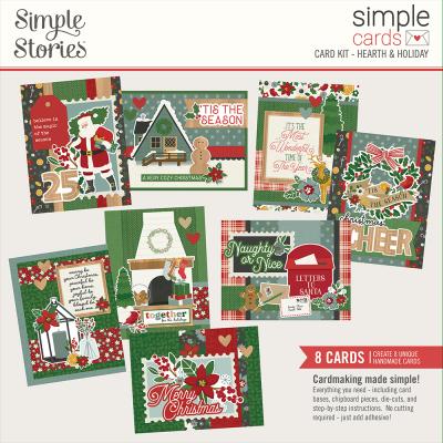 Simple Stories Hearth & Holiday Die Cuts - Simple Cards Kit