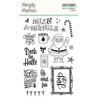 Simple Stories Mix & A-Mingle Clear Stamps - Mix & A-Mingle