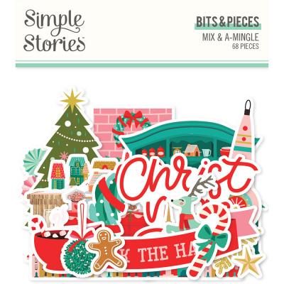 Simple Stories Mix & A-Mingle Die Cuts - Bits & Pieces
