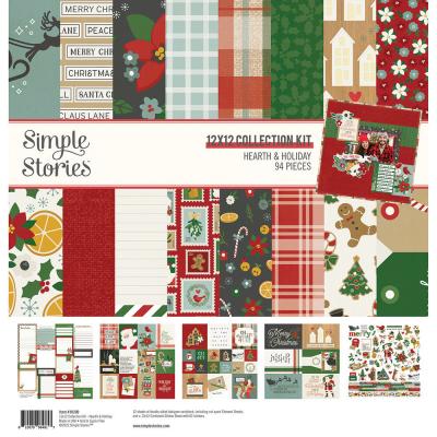Simple Stories Hearth & Holiday Designpapiere - Collection Kit