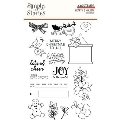 Simple Stories Hearth & Holiday Clear Stamps - Hearth & Holiday