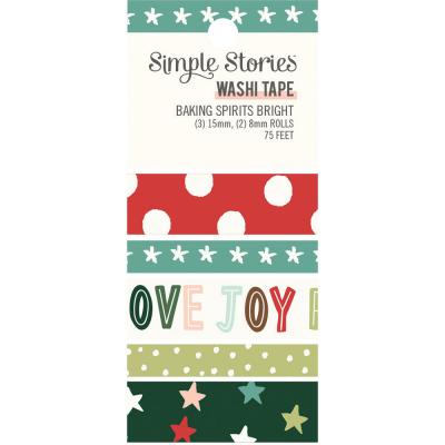 Simple Stories Baking Spirits Bright Klebeband - Washi Tape