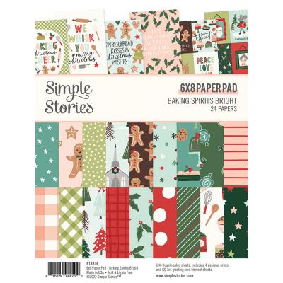 Simple Stories Baking Spirits Bright Designpapiere - Paper Pad