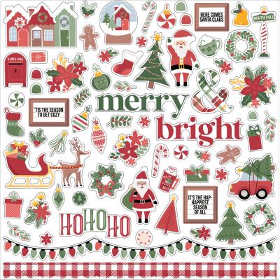 Echo Park Santa Claus Lane Sticker - Element Sticker