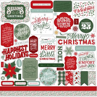 Echo Park Christmas Salutations No.2 Sticker - Element Sticker