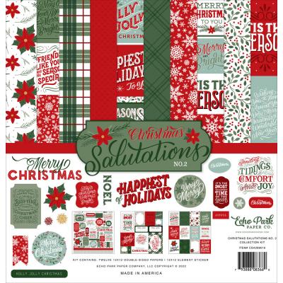 Echo Park Christmas Salutations No.2 Designpapiere - Collection Kit