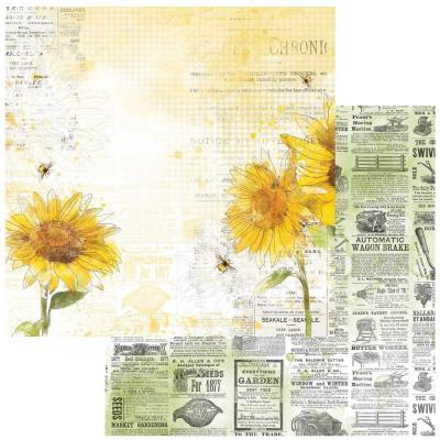 49 And Marke Vintage Artistry Countryside Designpapier - Golden Fields