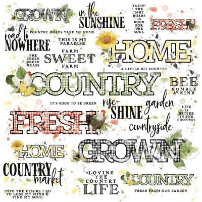 49 And Marke Vintage Artistry Countryside Sticker - Rub-Ons Sentiments