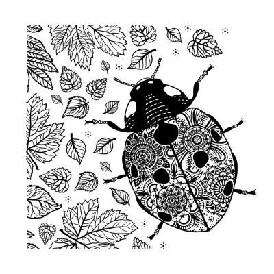 Crafty Individuals Rubber Stamp - Ladybird