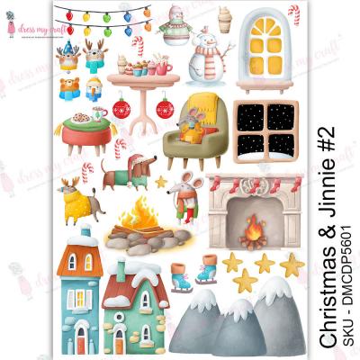 Dress My Craft Transferpapier - Christmas & Jinnie Nr. 2