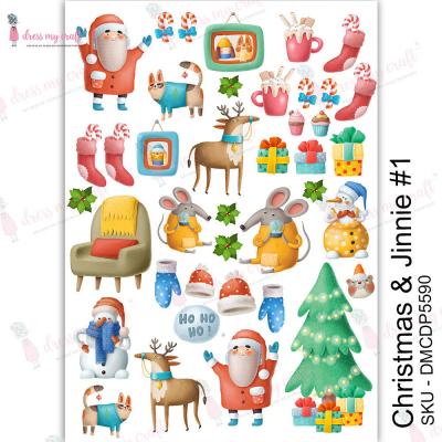 Dress My Craft Transferpapier - Christmas & Jinnie Nr. 1