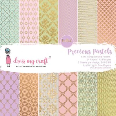 Dress My Craft Precious Pastels Designpapiere - Paper Pad