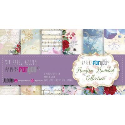 Papers For You Nuestra Navidad Spezialpapiere -  Vellum Paper Pack