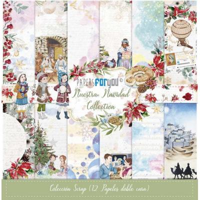 Papers For You Nuestra Navidad Designpapiere - Scrap Paper Pack