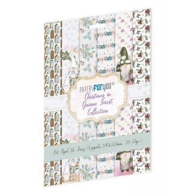 Papers For You Christmas In Gnome Forest Spezialpapiere - Rice Paper Kit