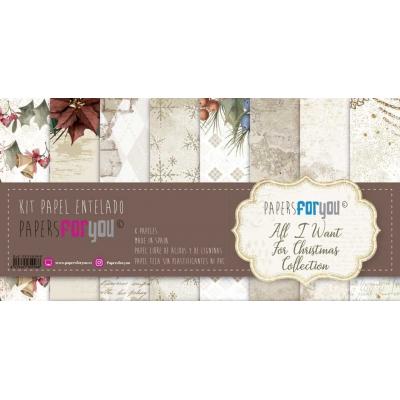 Papers For You All I Want For Christmas Spezialpapiere - Canvas Scrap Pack