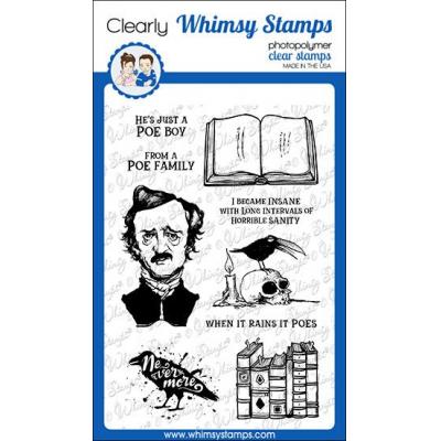Whimsy Stamps Deb Davis Clear Stamps - Poe Boy