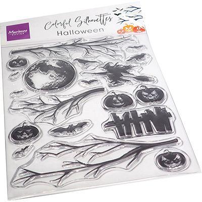 Marianne Design Clear Stamps - Halloween Colorfull Silhouettes