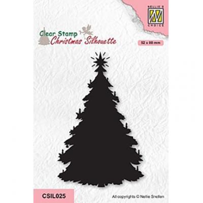 Nellie's Choice Clear Stamp - Christmas Tree