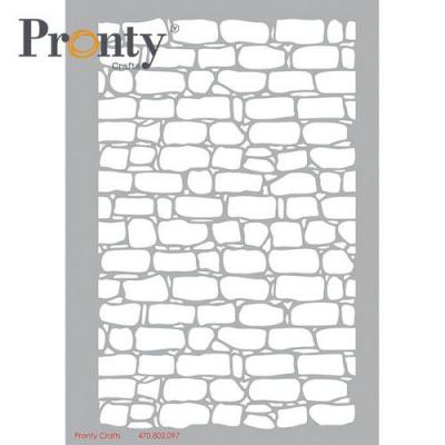 Pronty Stencil - Steinmauer