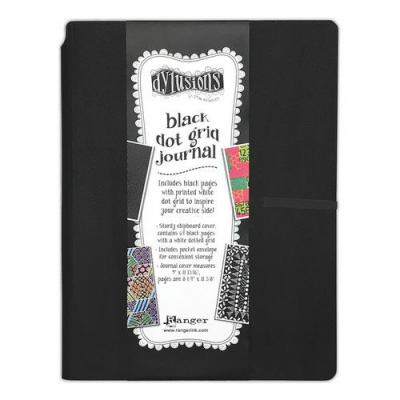 Ranger Dylusions  Large - Black Dot Grid Journal Large