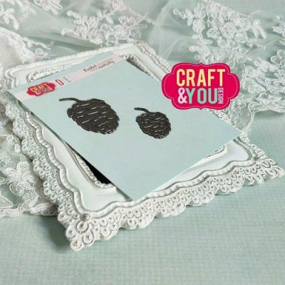 Craft & You Design Cutting Dies - Tannenzapfen