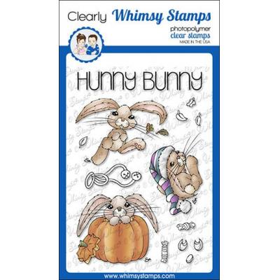 Whimsy Stamps Barbara Sproatmeye Clear Stamps - Hoppy Floppy Bunnies