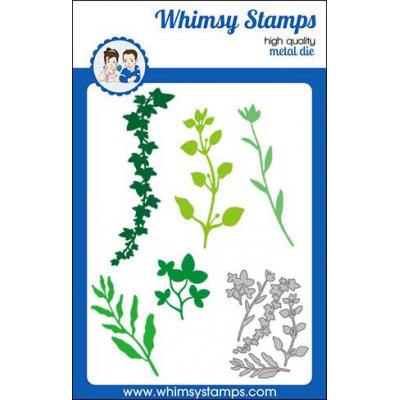 Whimsy Stamps Deb Davis and Denise Lynn Die Set - Wild Weeds