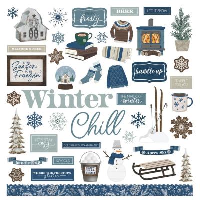 PhotoPlay Winter Chalet Sticker - Elements