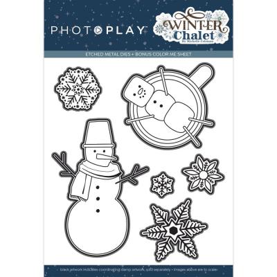PhotoPlay Paper Winter Chalet Etched Die -  Winter Chalet