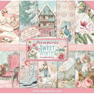 Stamperia Sweet Winter Designpapiere - Paper Pack
