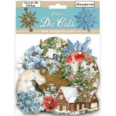 Stamperia Home For The Holidays Die Cuts - Clear Die Cuts